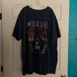 Men’s Marvel T-shirt Dark Blue 4XLT